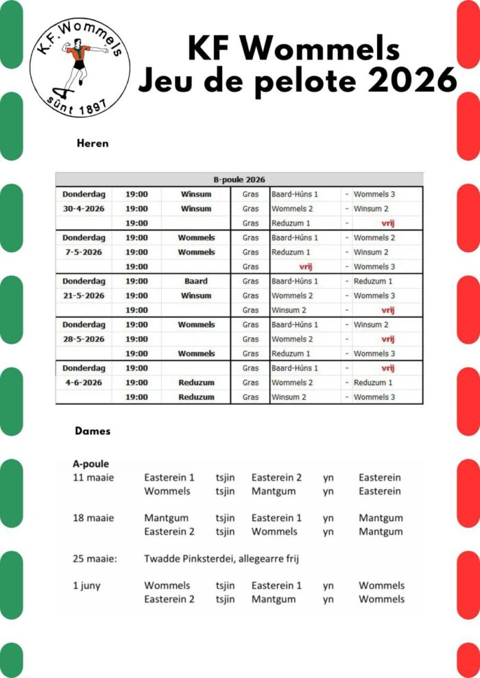 kf jeu de pelote 2026